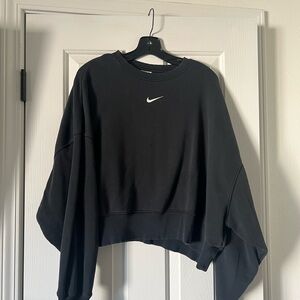 Nike Women's Black Crew Neck Sweater
